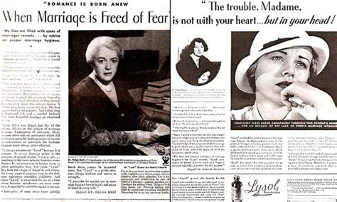 Vintage ads that pushed LYSOL as a 'safe and mild' method of birth control | Daily Mail Online