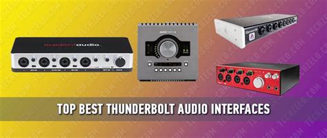 Best 5 Thunderbolt Audio Interfaces - Techzelo.com