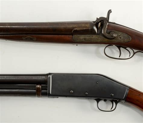 (2) Shotgun Lot 12ga SXS Hammer | Shotguns Auction