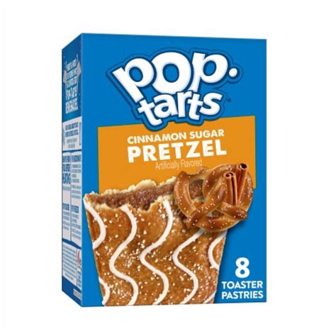 Pop-Tarts Pretzel Cinnamon Sugar Drizzle Toaster Pastries, 13.5 oz - Kroger