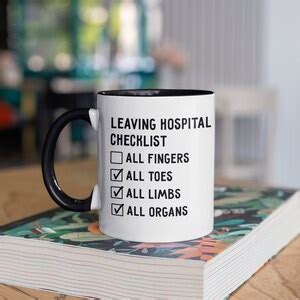 Funny Finger Amputation Surgery Operation Gift Ceramic Mug - Etsy