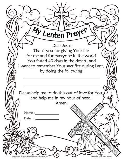 Free Printable Lent Activities