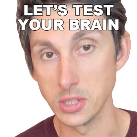 Lets Test Your Brain Maclen Stanley Sticker - Lets test your brain Maclen stanley The law says ...