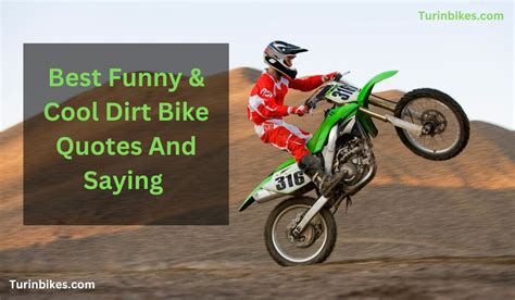 Best Funny & Cool Dirt Bike Quotes And Saying - Turinbikes