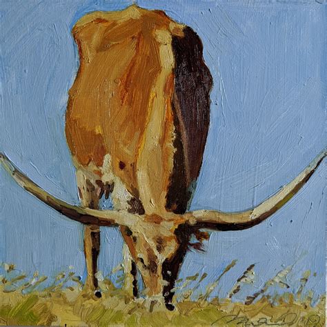 Texas Longhorn Cow - Etsy