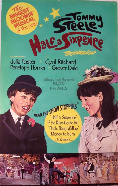 Charitybuzz: "Half a Sixpence", 1967 Vintage Hand-Painted Film Poster ... - Lot 131018