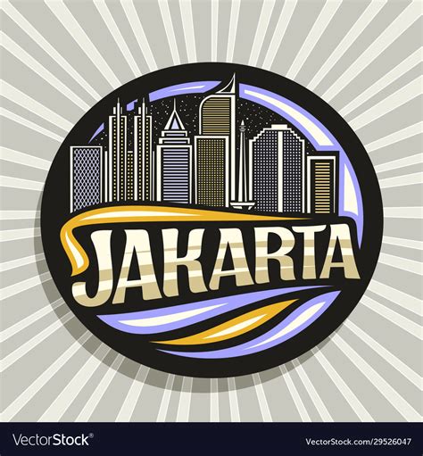 Logo for jakarta Royalty Free Vector Image - VectorStock