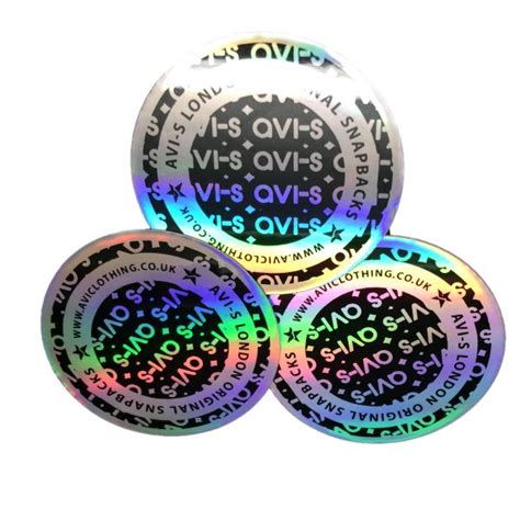 Custom Holographic Stickers Printing at Wholesale Price