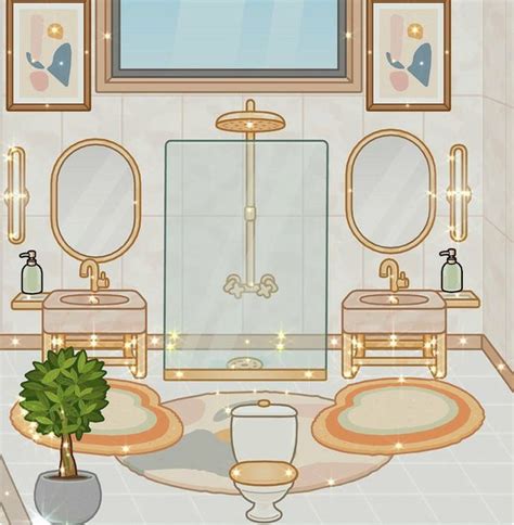 Aesthetic toca boca bathroom | Modern mansion, Modern mansion bathroom ...