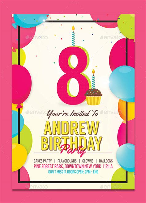 Kids Birthday Invitation - 22+ Examples, Word, pages, Photoshop, How to Develop