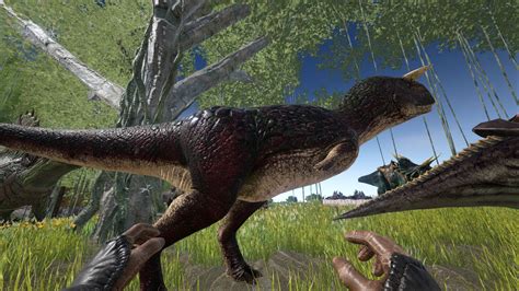 My freshly tamed carno looks like he is always covered in blood : r/playark