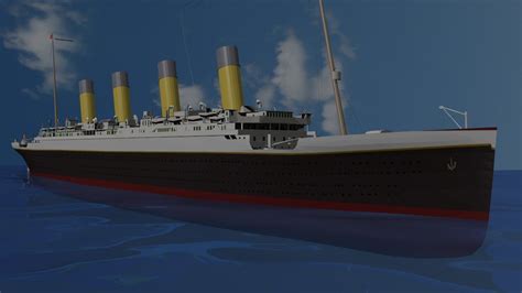 TITANIC Sinking Animation Version 1 - YouTube