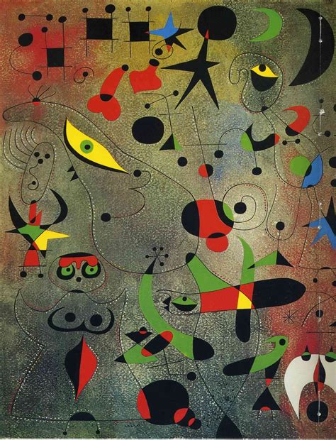 Constellation Awakening at Dawn - Joan Miro - WikiArt.org | Joan miró ...