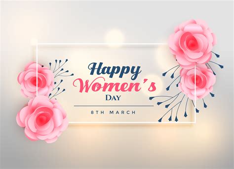 beautiful women's day lovely rose background - Download Free Vector Art, Stock Graphics & Images