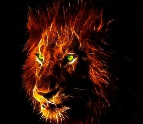 3840x2160px, 4K free download | Glowing lion, glowing, abstract, lion, HD wallpaper | Peakpx