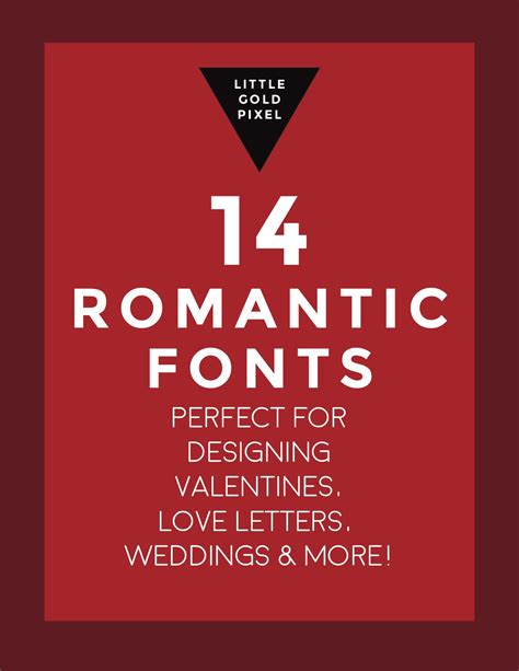 14 Romantic Script Fonts • Little Gold Pixel
