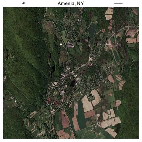 Aerial Photography Map of Amenia, NY New York