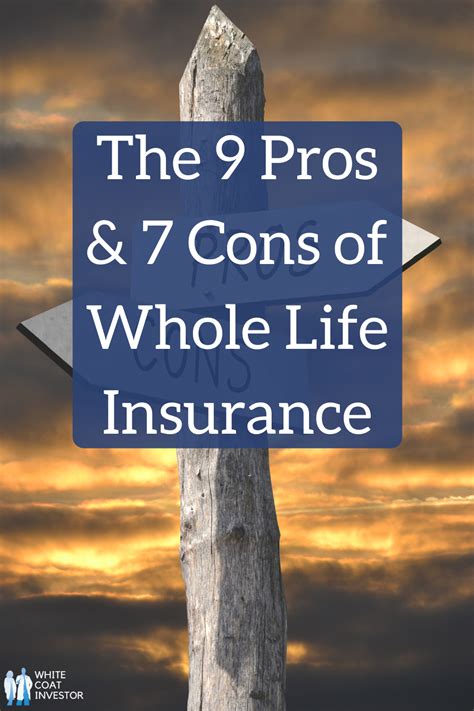 The 9 pros and 7 cons of whole life insurance – Artofit