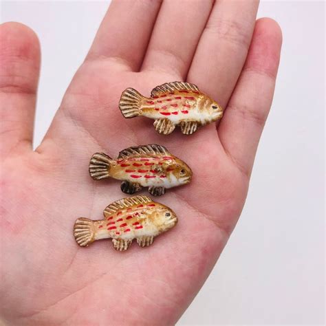 5 Pieces Miniature Fish Look Beautiful and Realistic for - Etsy