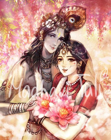 HD Anime Radha And Krishna Wallpapers - Wallpaper Cave