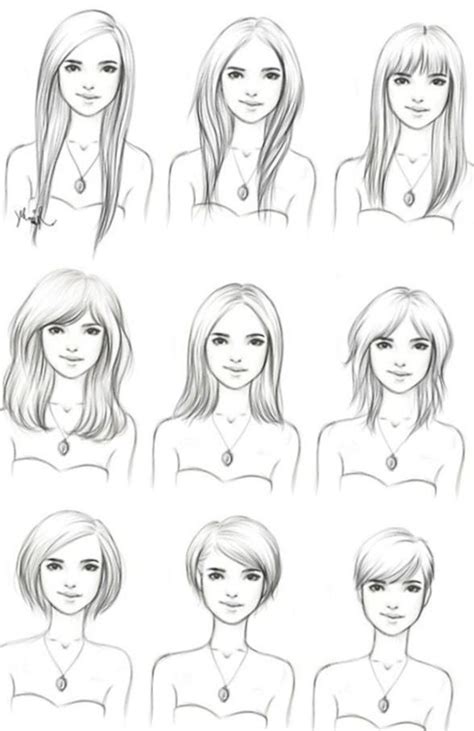 Best Free How To Draw Hair On A Fashion Sketch With Creative Ideas - Sketch Drawing Art