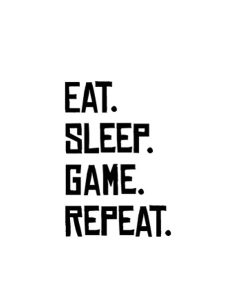 Eat Sleep Game Repeat T-Shirt