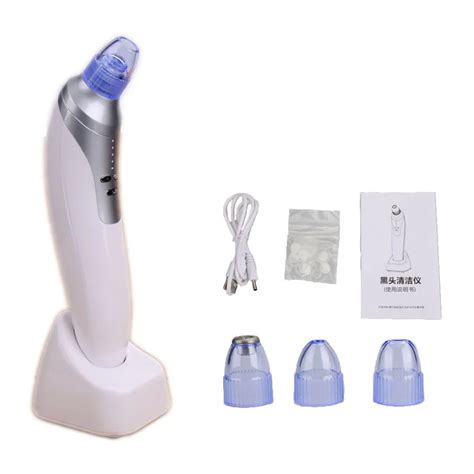 Vacuum Blackhead Remover Facial Vacuum Pore Cleaner Nose Acne Comedo ...