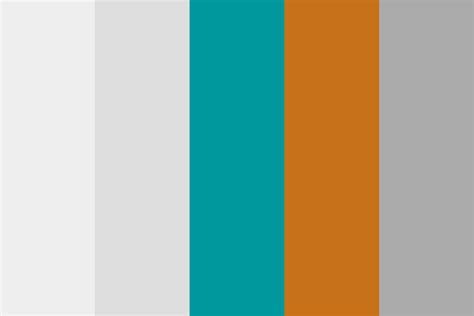 Hint of Teal and Orange Color Palette