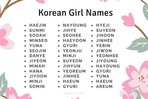 250 Adorable Korean Girl Names That Are Inspirational, 58% OFF