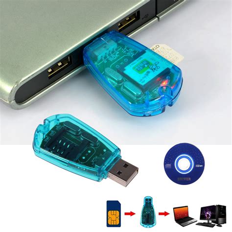 USB SIM Card Reader Writer Copy Clone Copier Backup Adapter All Sim Cards GSM 3G-in Sim Card ...