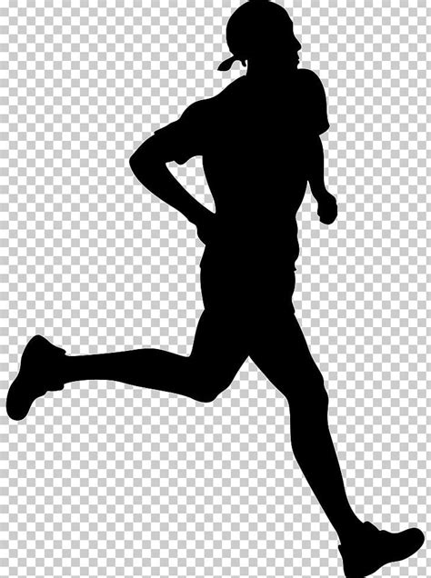 Running Silhouette PNG, Clipart, Animals, Arm, Black And White, Cross Country Running, Female ...