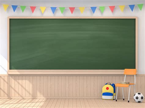 Classroom Blackboard Cartoon