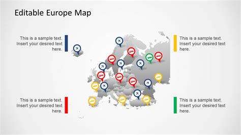 Europe Map Template for PowerPoint - SlideModel