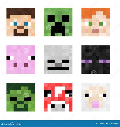 Minecraft Icon Vector | CartoonDealer.com #148844964