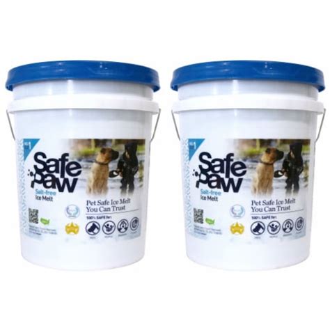 Safe Paw Pet Friendly Concrete Safe Salt Free Ice Melt Pellets, 35 Lbs (2 Pack), 2 Piece - King ...