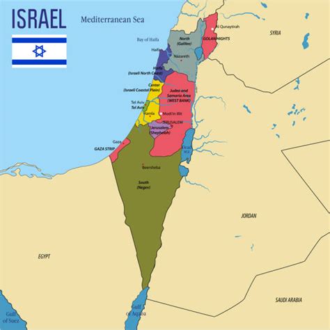 Map Of Israel West Bank Gaza Strip - Inter disciplina