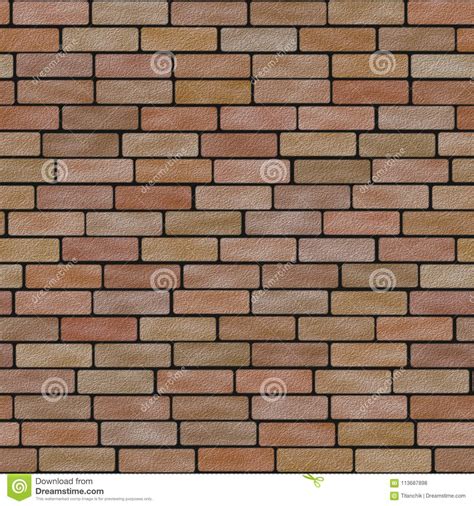 Clinker Brick- Seamless Nature Pattern Stock Illustration ...