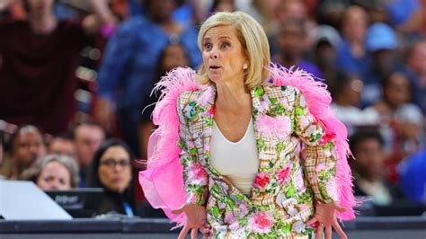 LSU Coach Kim Mulkey Ruffled Feathers With Wild Sweet 16 Outfit