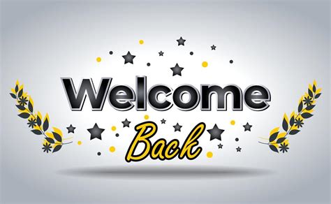 Welcome Back Banner