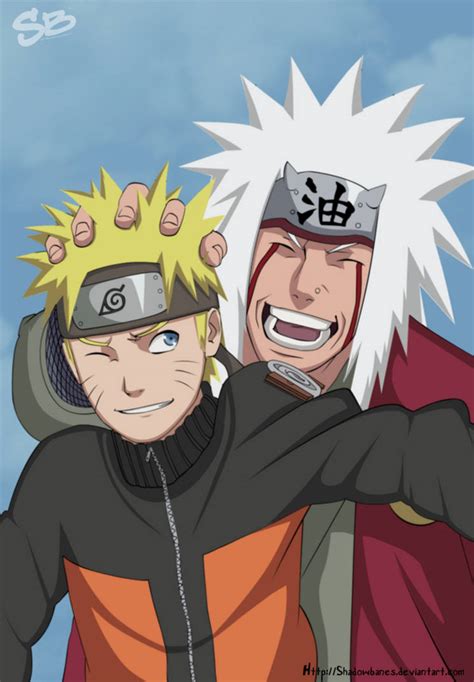 Naruto and Jiraiya by Ryuji-16 on DeviantArt