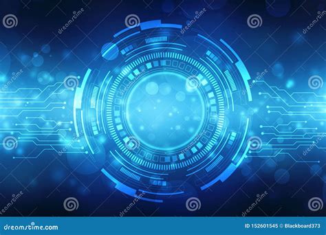 Abstract Future Technology Concept Background Illustration Stock ...