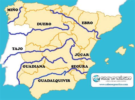 Image result for rios de españa | Rios de españa, Mapa fisico de españa ...