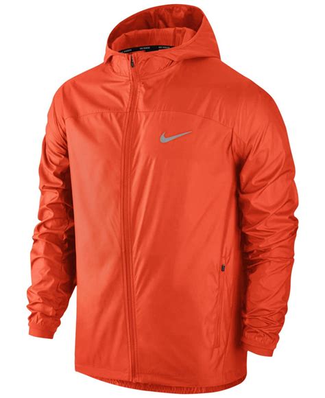 Nike Men's Shield Running Jacket in Orange for Men | Lyst