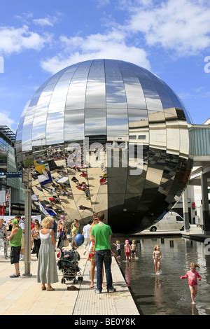 The Planetarium globe of the Science museum in Millennium Square ...