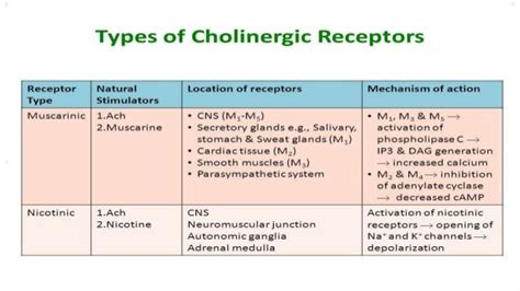 Parasympathomimetic drugs