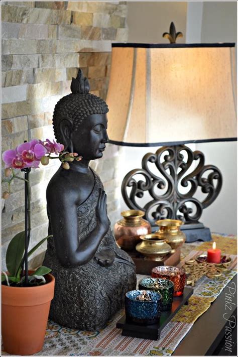 Buddha, peaceful corner, zen, home decor, interior styling, console decor, Buddha decor, Buddha ...