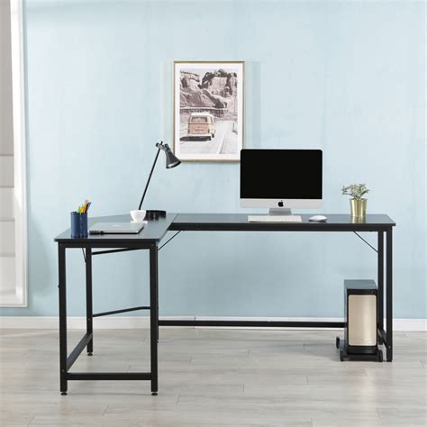 L shaped computer desk - byatila