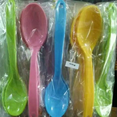 Jual (100pcs)sendok warna kemas plastik | Shopee Indonesia