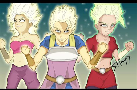 Saiyans from universe 6 by CrossStories on DeviantArt