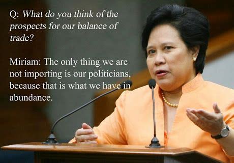 Miriam Defensor Santiago Funny Quotes - ShortQuotes.cc